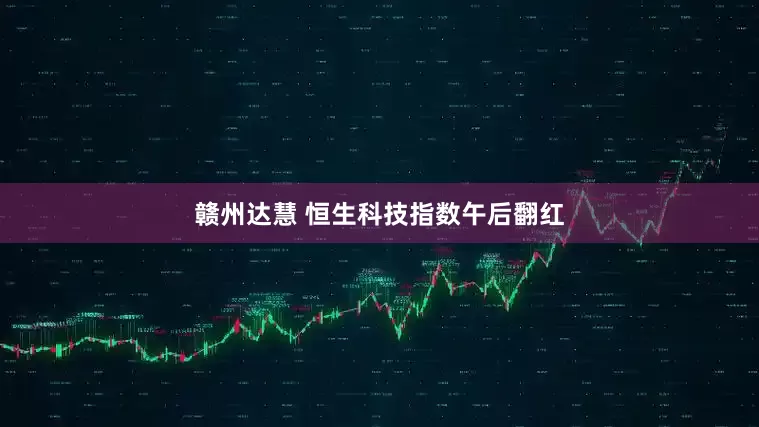 赣州达慧 恒生科技指数午后翻红