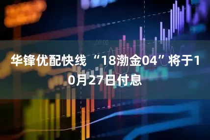 华锋优配快线 “18渤金04”将于10月27日付息